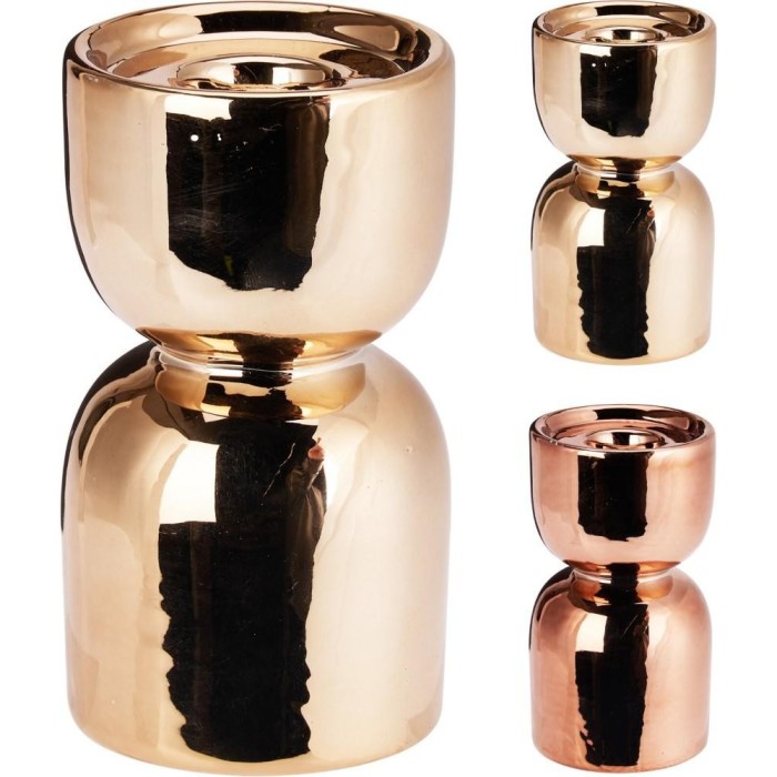 PCANDELA CERAMICA 11CM 2ASS